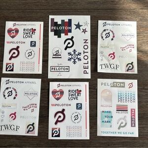 Peloton Logo and Design Sticker Collection